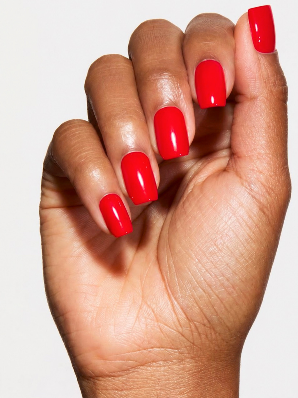 PRESS-ON NAILS RÉUTILISABLE  ROUGE CARRÉ