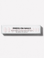PRESS ON NAILS RÉUTILISABLE ALMOND MILKY PINK