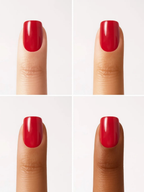 PRESS-ON NAILS RÉUTILISABLE  ROUGE CARRÉ